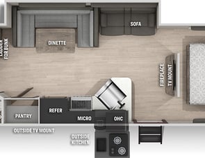 Forest River RV Cherokee Grey Wolf 26DBH