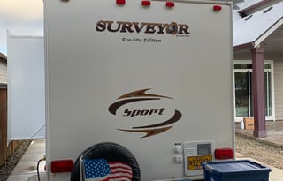 YOUR CHARIOT AWAITS! 2015 Forest River Surveyor