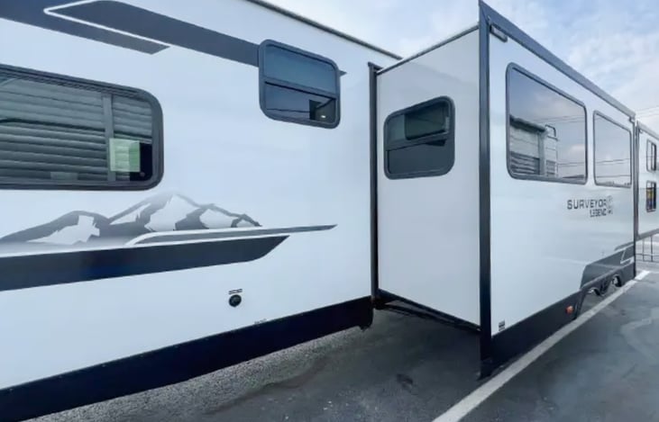 Two slide-outs for added space.