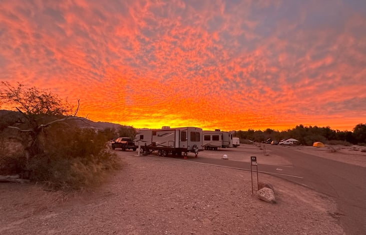 Wake up in Death Valley to an incredible winter sunrise!