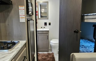 New 2025 RV Stationary. Rural area.