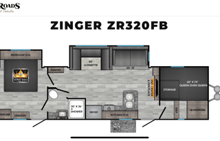 2021 CrossRoads RV Zinger ZR320FB