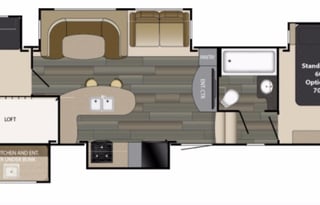 2017 Heartland 2 BEDROOM, 1-1/2 BATH