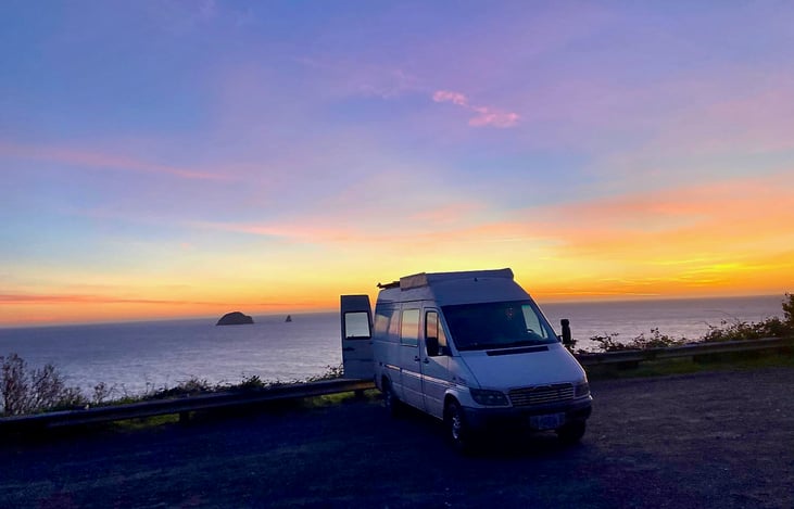 Boondocking along the coast...
