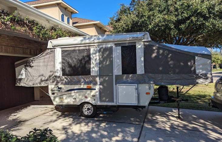 Exterior of the camper.
