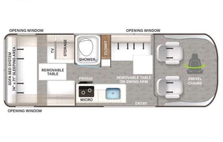 Brand New,Fully Stocked! Sleeps 4!