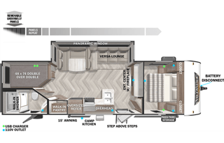 2022 Forest River RV Wildwood X-Lite 263BHXL