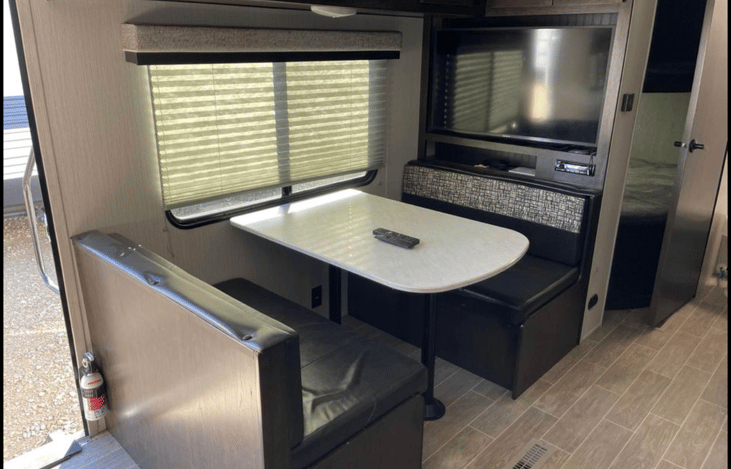 Dinette; creates additional sleeping if needed