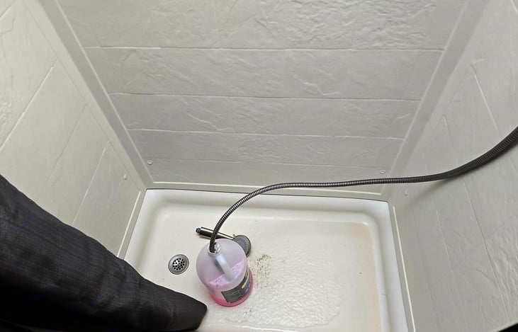 Interior: Bathroom, Shower