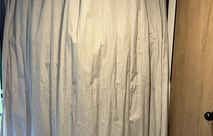 Curtain to close off bunk beds