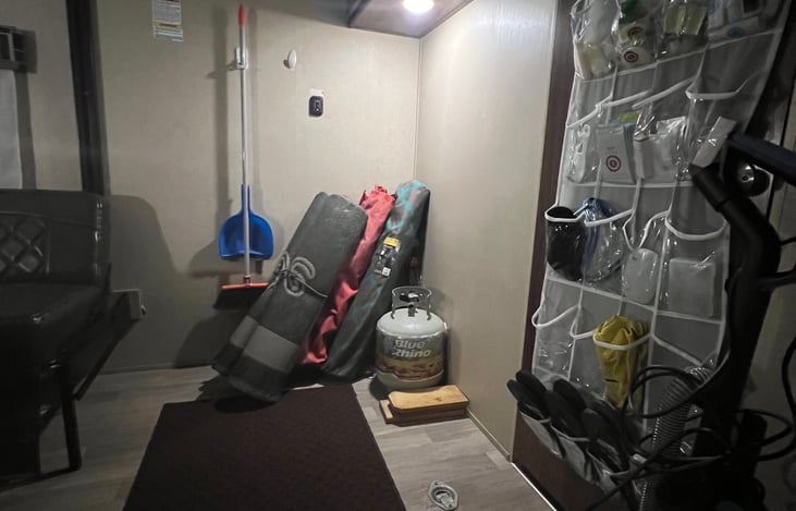 Tons of storage in this RV.
