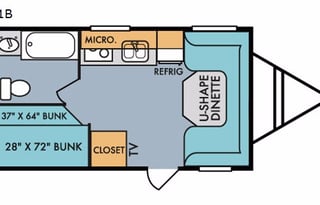 Retro Trailer "Big Red" in Mystic,  Delivery Only