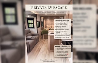 Nest — Luxury Couples RV | Delivery