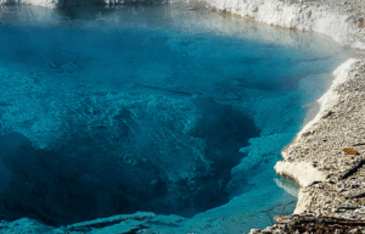 Geyser Basin Yellowstone Park