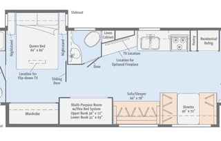 Luxury diesel Class A motorhome in Rapid City, SD.