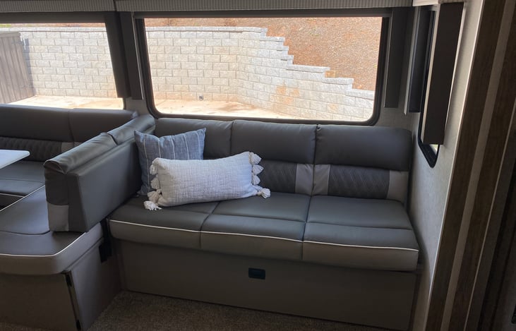 Sofa that folds out to small bed