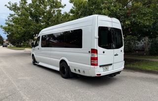 Luxury Mercedes Coach | Massage Chairs & Bathroom