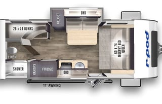 "The Bunk Pad" from Leap Frog Rentals