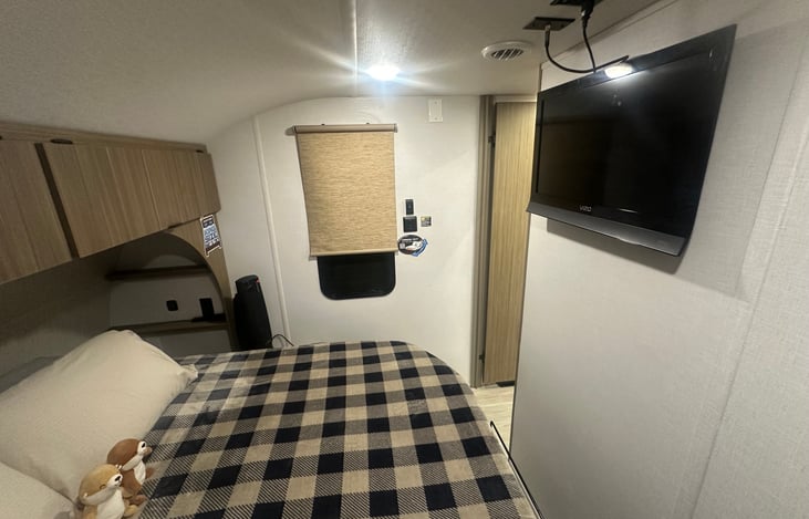 32” smart tv in master bedroom