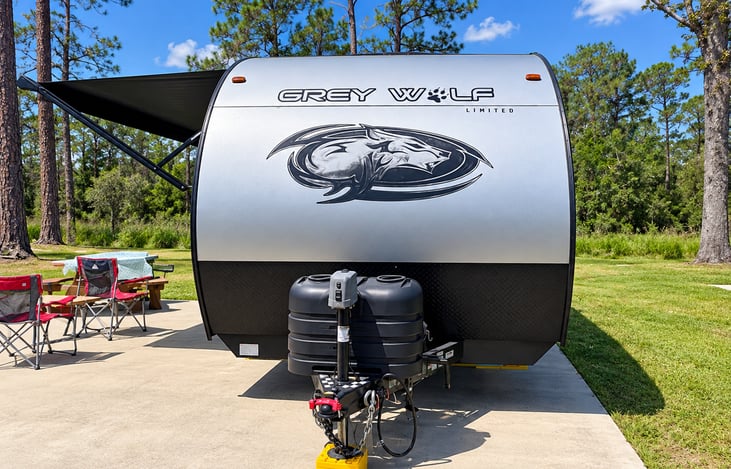 Front View of Camper