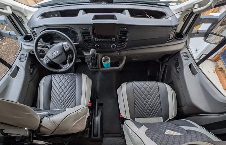 Seat covers makes it easy to clean and adds comfort