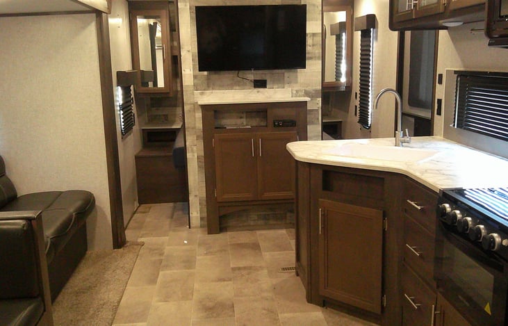 Living/Dining Room with Fire TV