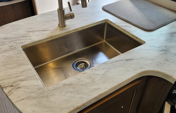 Large kitchen sink