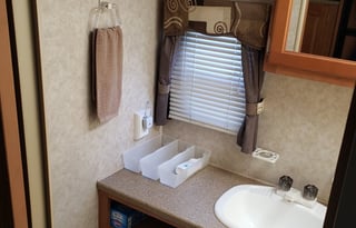 Triple A getaway trailer (Amy, Alf, and Alex)