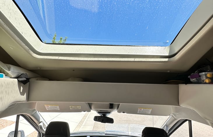 Soak up some sunshine with the skylight
