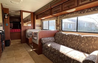 Enjoy the sunsets in a pet-friendly Cowboy Camper!