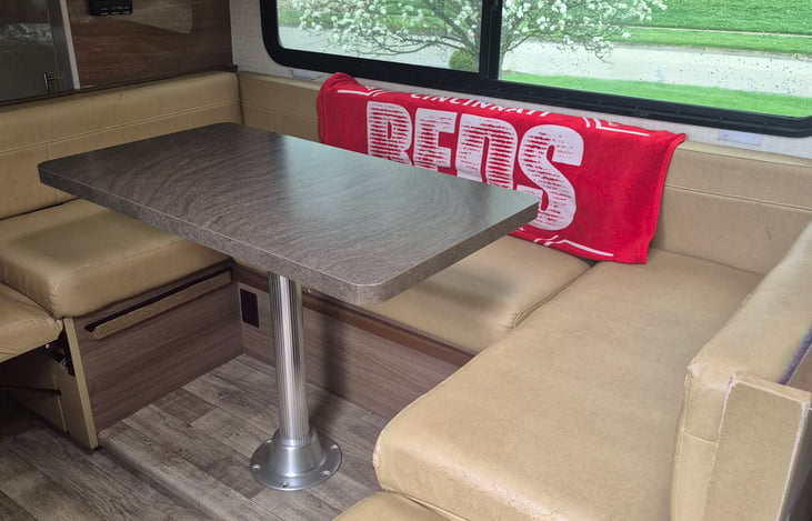 Dinette with Footrests Out