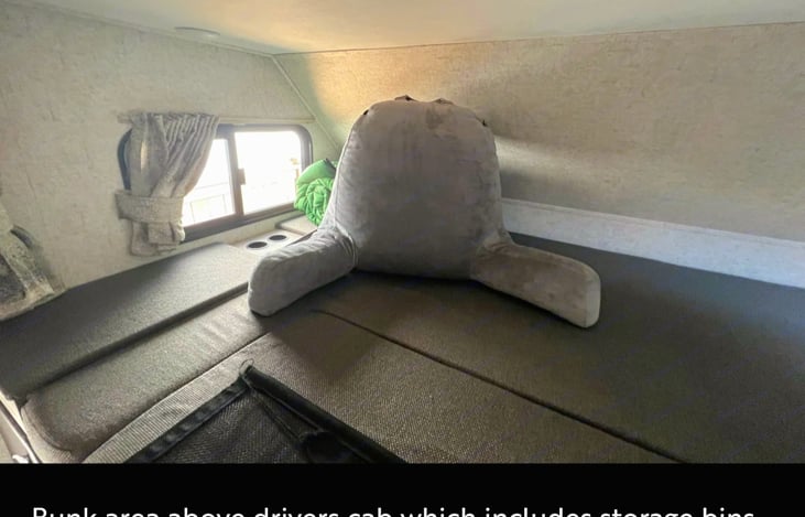 60x80 queen bed, with memory foam topper for comfort.