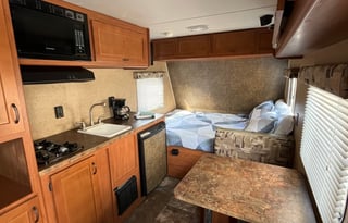 Cozy and modern travel trailer!