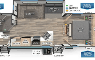 32 Foot Long Forrest River Cherokee W/ Slide Out