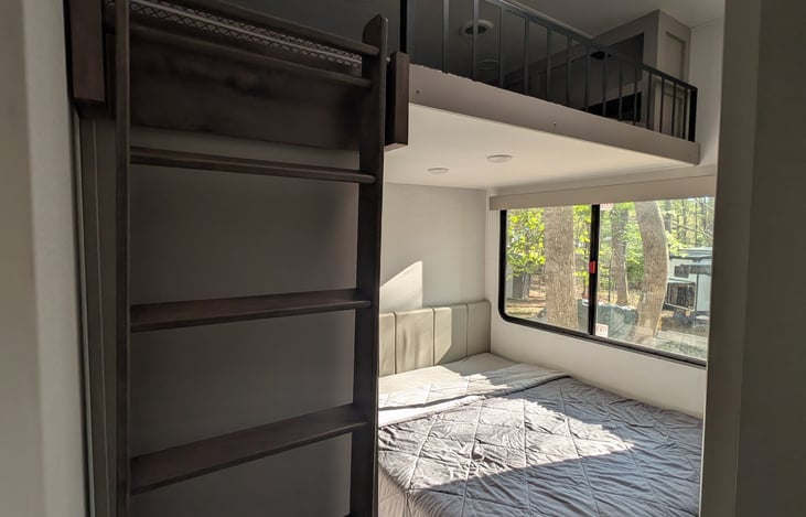 Cozy loft space for kids or extra guests