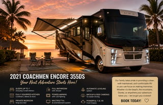 2021 Coachmen Encore 355DS Class A Motorhome