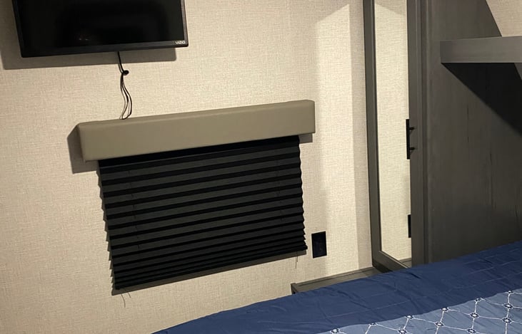 Smart TV in the Master suite ready to hot spot into your favorite streaming account.