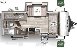 2021 Forest River Flagstaff E-Pro E20BHS