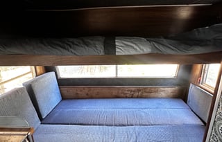 *Burning Man* Trailer setup on playa ready