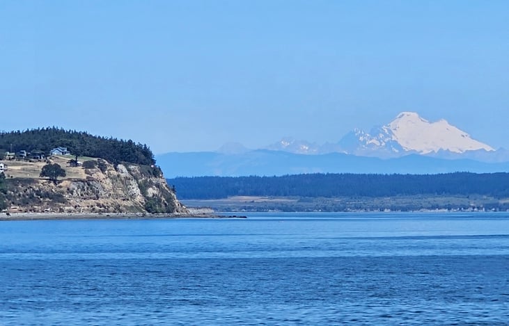 Mt. Baker and South Side of Camano Head in Coupville, WA