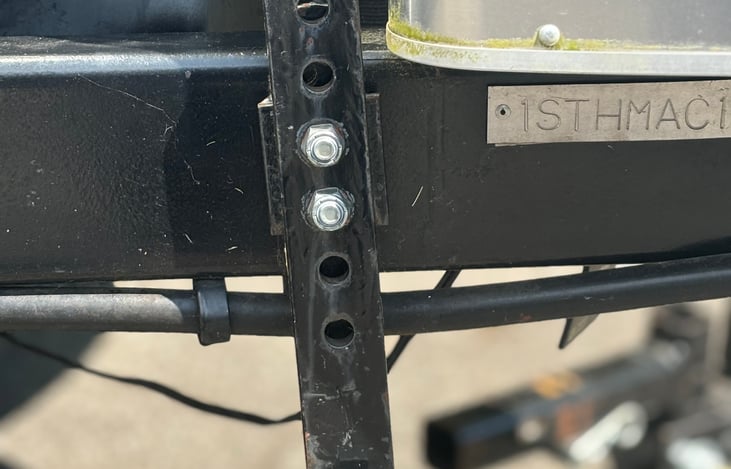 Sway bar brackets that attach to the A Frame