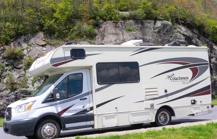 23' long with full bath and sleeps 2-4 easily.