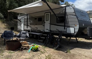 The Berger family jayco jay flight.