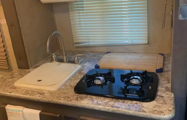 Dishes, cups, silverware, pots and pans all included!