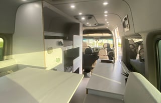 Family Size Mercedes-Benz Sprinter w/ Rock Wall
