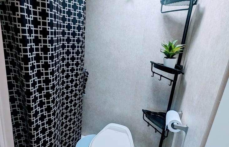 Updated bathroom with everything you need!