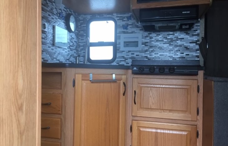 Kitchen from entry door