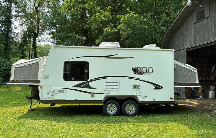 Popped out and ready to camp