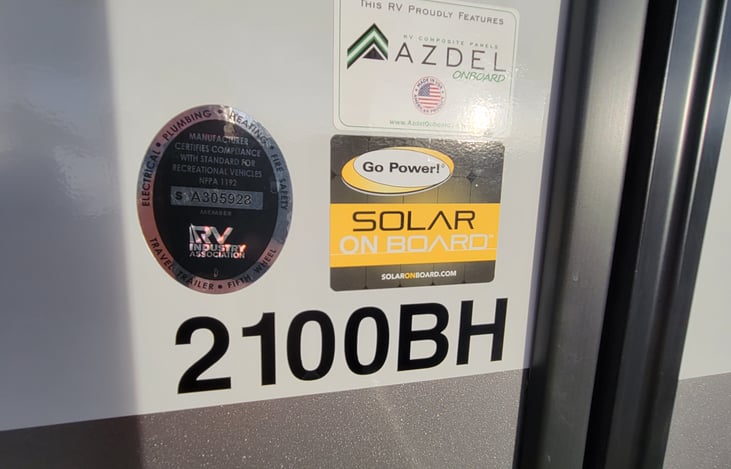 2022 Winnebago Micro Minnie 2100BH