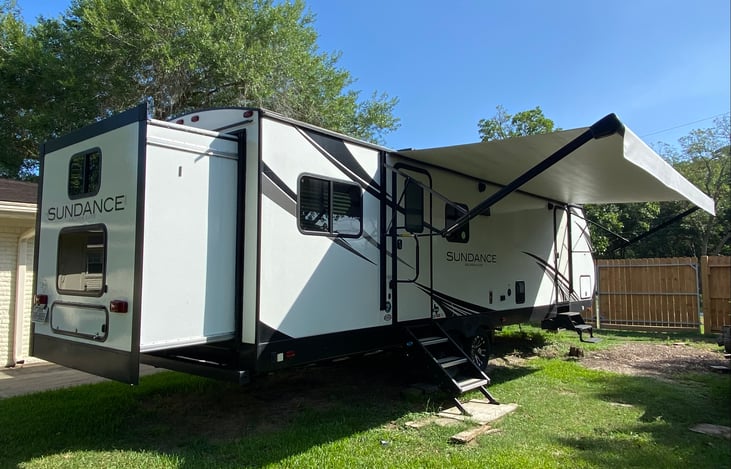 All cleaned up and ready for her next trip!